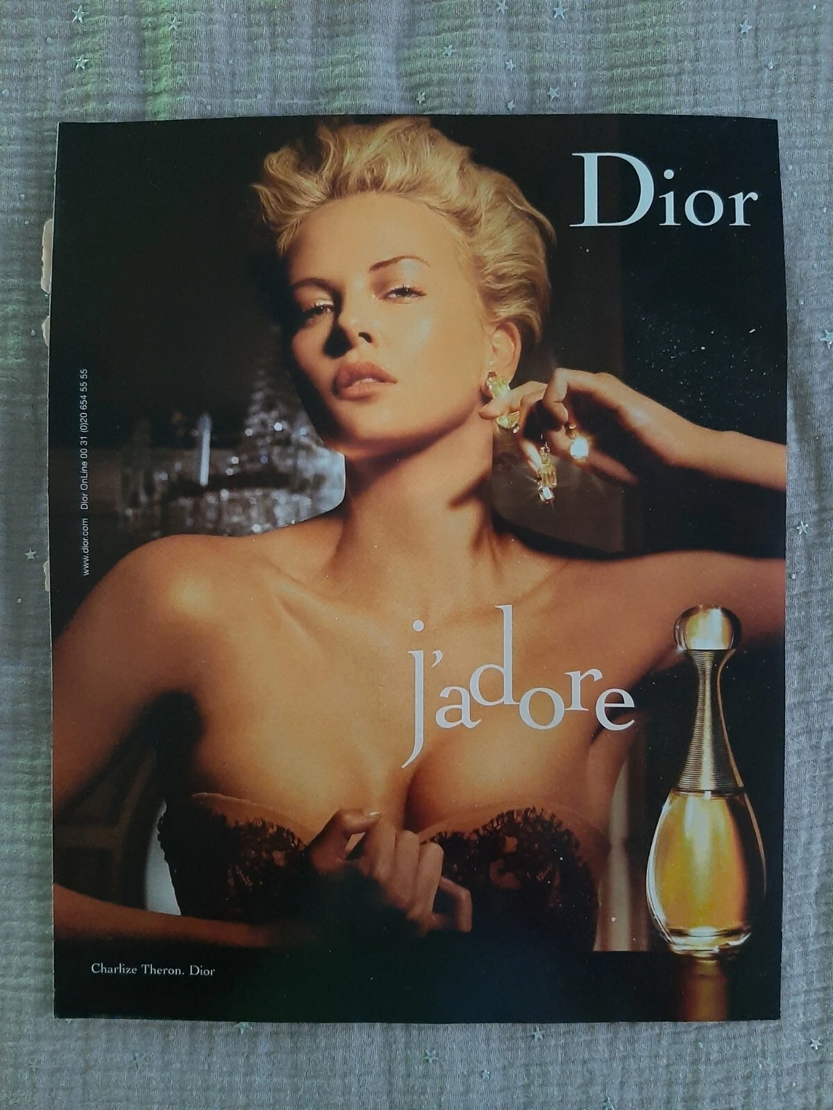 Publicité papier Parfum. Perfume Ad C. Dior J'adore de 2007