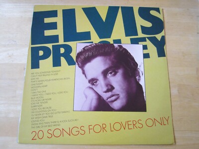 Elvis Presley LP, 20 Songs For Lovers Only, Made in Portugal | eBay