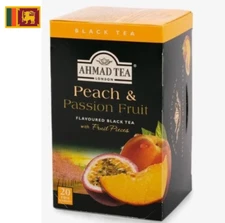 AHMAD TEA  Peach & Passion Fruit Tea Black Tea -100%  ceylon tea 40g/20tb