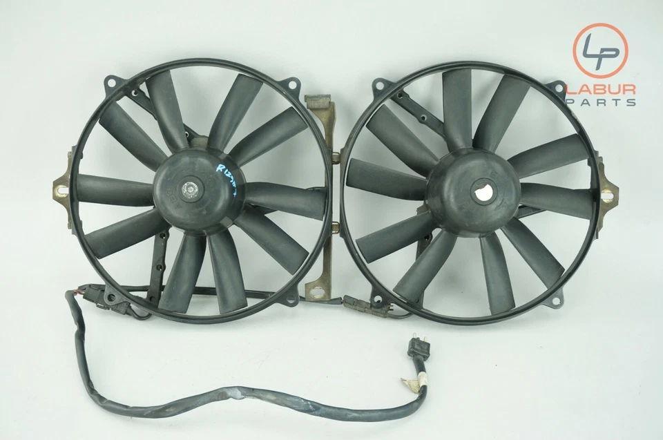 Conjunto ventilador refrigeración motor radiador doble mercedes clase sl r129 90-02 z438 Foto 2 de 4