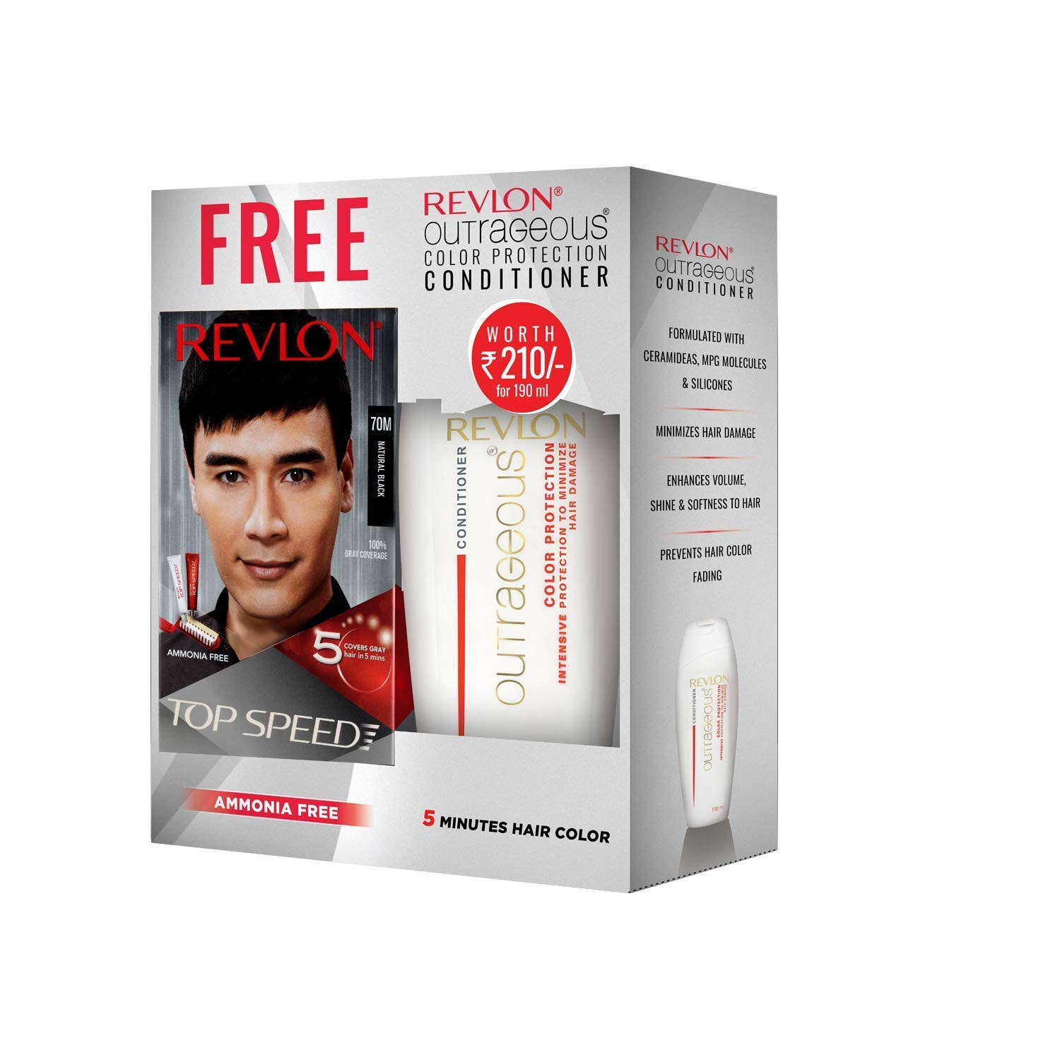 & Conditioner Combo Pack Of 1 For Men 180g