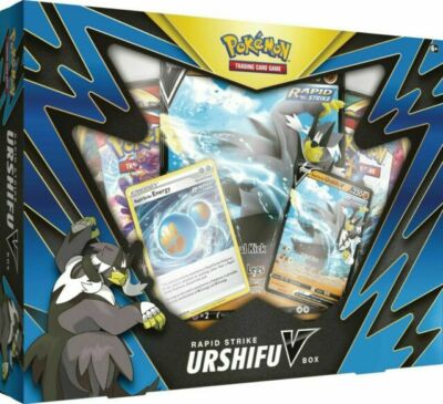 pokemon rapid strike booster box Pokemon Sword & Shield Battle Styles Gigantamax Urshifu Rapid Strike Elite  Trainer Box (8 Booster Packs, 65 Card Sleeves, 45 Energy Cards & More)