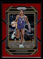 Lexie Brown 2023 Panini Prizm WNBA Red Prizm Card 136/199 #84