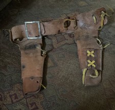 Vintage Mattel Fanner Toy Leather Holster