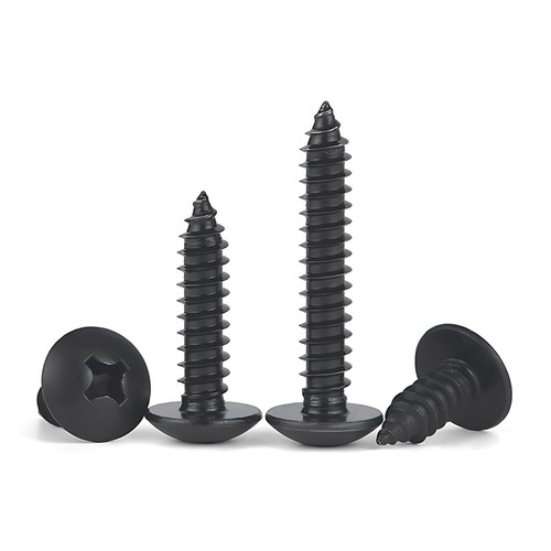 Black A2 Stainless Steel Phillips Pan Head Self Tapping Screws Tappers Pozi Pili - Picture 5 of 57
