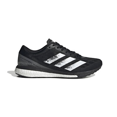 ADIDAS Womens Black White Adizero Boston Running Shoes
