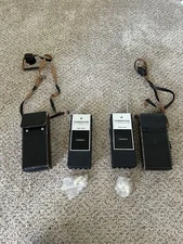 Crown CB Walkie Talkie Set Early 60's TRQ-1050w/Carrying Case Nice.FOR PARTS
