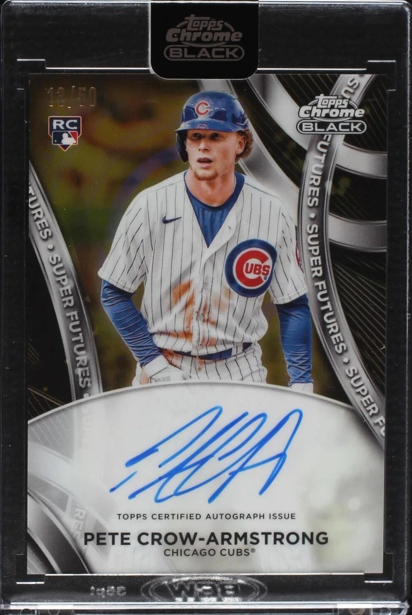 2024 Topps Chrome Black - Pete Crow-Armstrong #SFA-PCA for sale | eBay