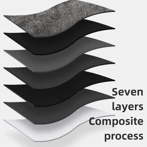 Black Alcantara Style Self Adhesive Car Interior Vinyl Wrap Faux Suede 200X150 - Picture 6 of 23