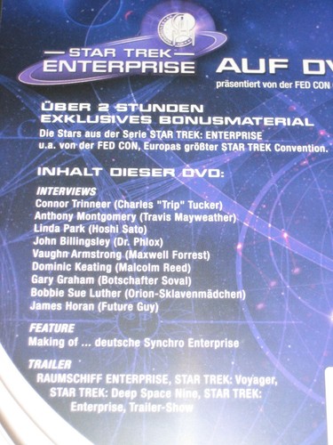 "STAR TREK ENTERPRISE - BONUS DVD" DVD - Bild 3 von 4