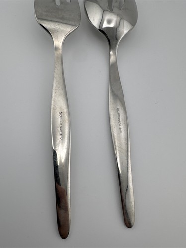 Cutco Stainless Steel Serving Fork And Spoon - Picture 3 of 3