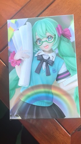 Hatsune 16° anniversario uniforme studente doppia coda di cavallo modello a mano decorazione - Foto 5 di 5