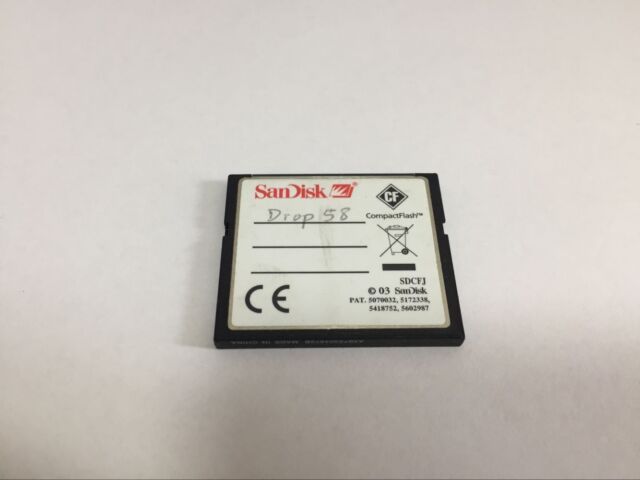 512MB SanDisk CompactFlash CF Memory Card 512MB SDCFJ/SDCFB ZE8101