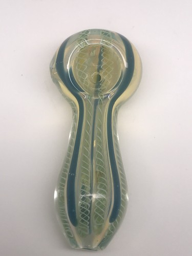 MINI SMOKING BLOWN GLASS POCKET HEAVY 3” HAND PIPE PIPA BOWL HITTER USA TOBACCO - Picture 8 of 12