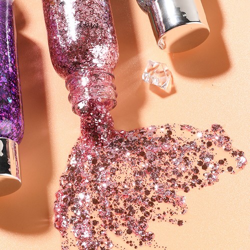 Body Glitter Gel Face Glitters Body Gel Sequins Liquid Eyeshadow Chunky Glitter✹ - Picture 11 of 33