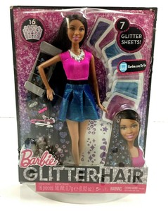 barbie glitter hair doll