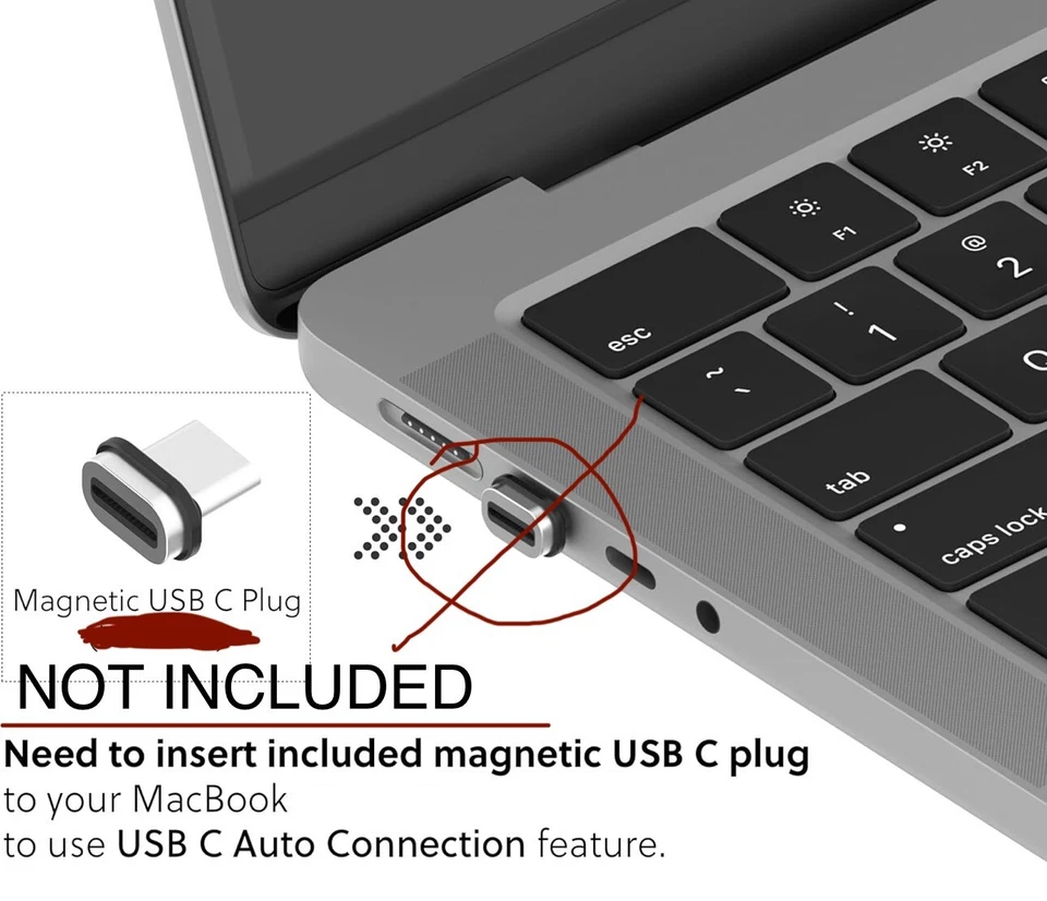 tyonit TiltSnap Vertical Laptop Stand for MacBook, USB-C  (Read Desc) Stand Only - Image 3 of 4
