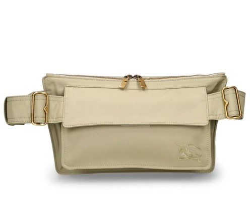 BURBERRY TRENCH GABARDINE LOGO BELT BAG BORSA MARSUPIO MADE IN ITALY 8080636 - Picture 2 of 5