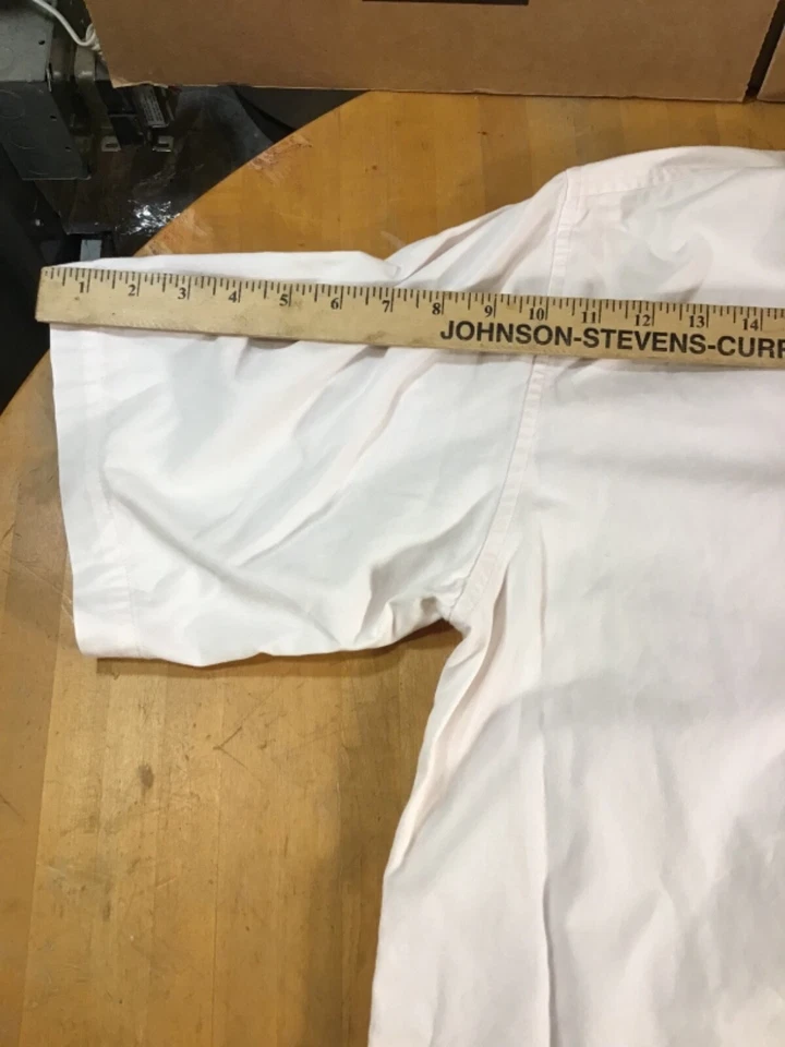 Camisa de Vestir John Ashford Rosa Claro XL Alta 100% Algodón Usada en Excelente Condición Foto 3 de 4