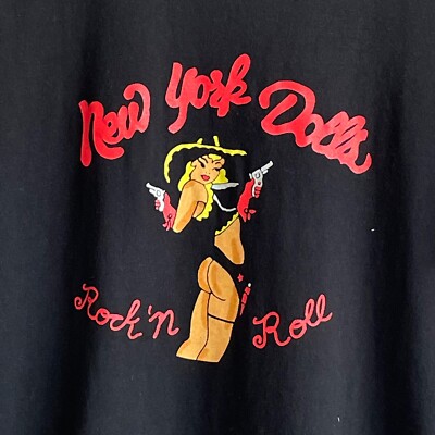 00s NEW YORK DOLLS vtg tシャツ ニューヨークドールズ New York Dolls Cowgirl Rider Vintage Men T-shirt Circa 2000's Rock