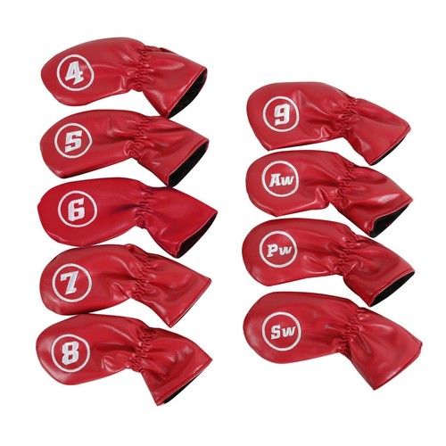 9Pcs Golf Club Cover Design Golf Head Cover Golf Headcovers Golf Iron Headcover - Picture 5 of 18