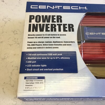 Chicago Electric Power Systems Power Inverter 750 Watt 66817