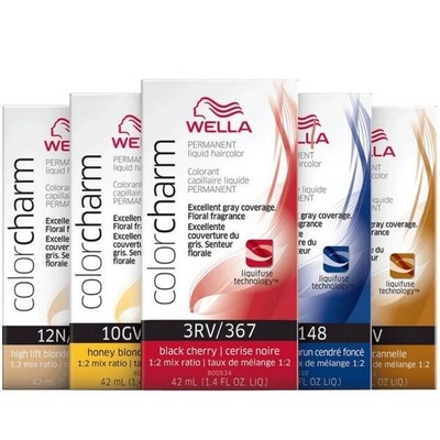 (Pack of 2) Wella Color Charm Permanent Liquid Hair  Color- 2 pack