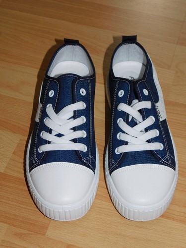 Nie getragen " Halbschuhe mit Jeanslook von Fashion " 39 - Bild 2 von 8