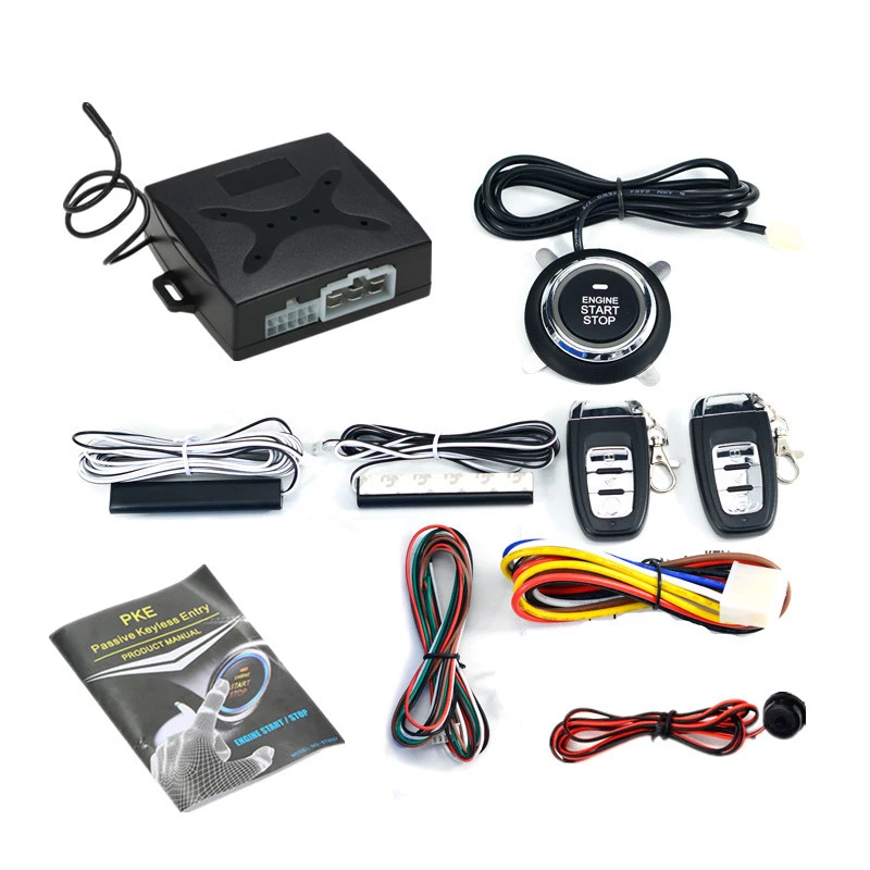 Car Keyless Entry Push Button Engine Ignition Start Stop Remote Engine System - Image 2 of 4