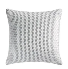 Hudson Park Faded Geo Euro Pillow Sham Slate $155 MRP