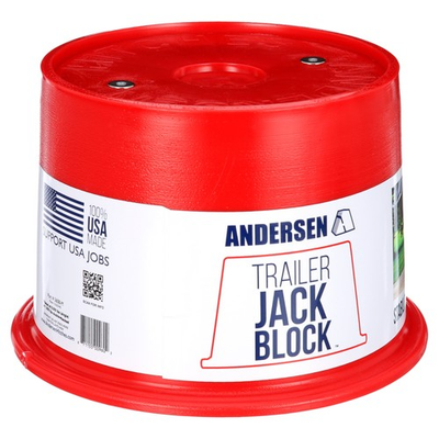 #ad Trailer Jack Block 3608 W Magnets Red 1 per Pack Plastic $78.35