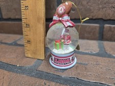 Alabama Crimson Tide Snow Globe Ornament By The Danbury Mint Collectable