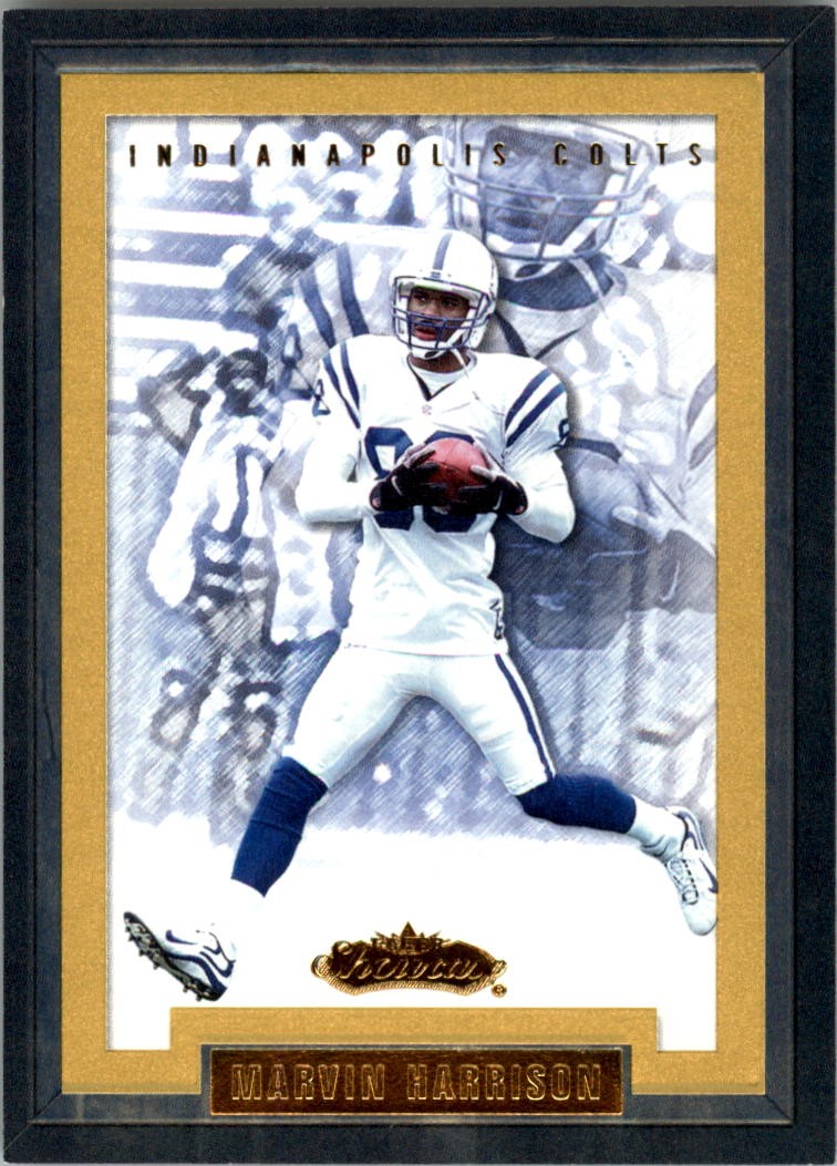 2002 Fleer Showcase Legacy #81 Marvin Harrison /100 - FB
