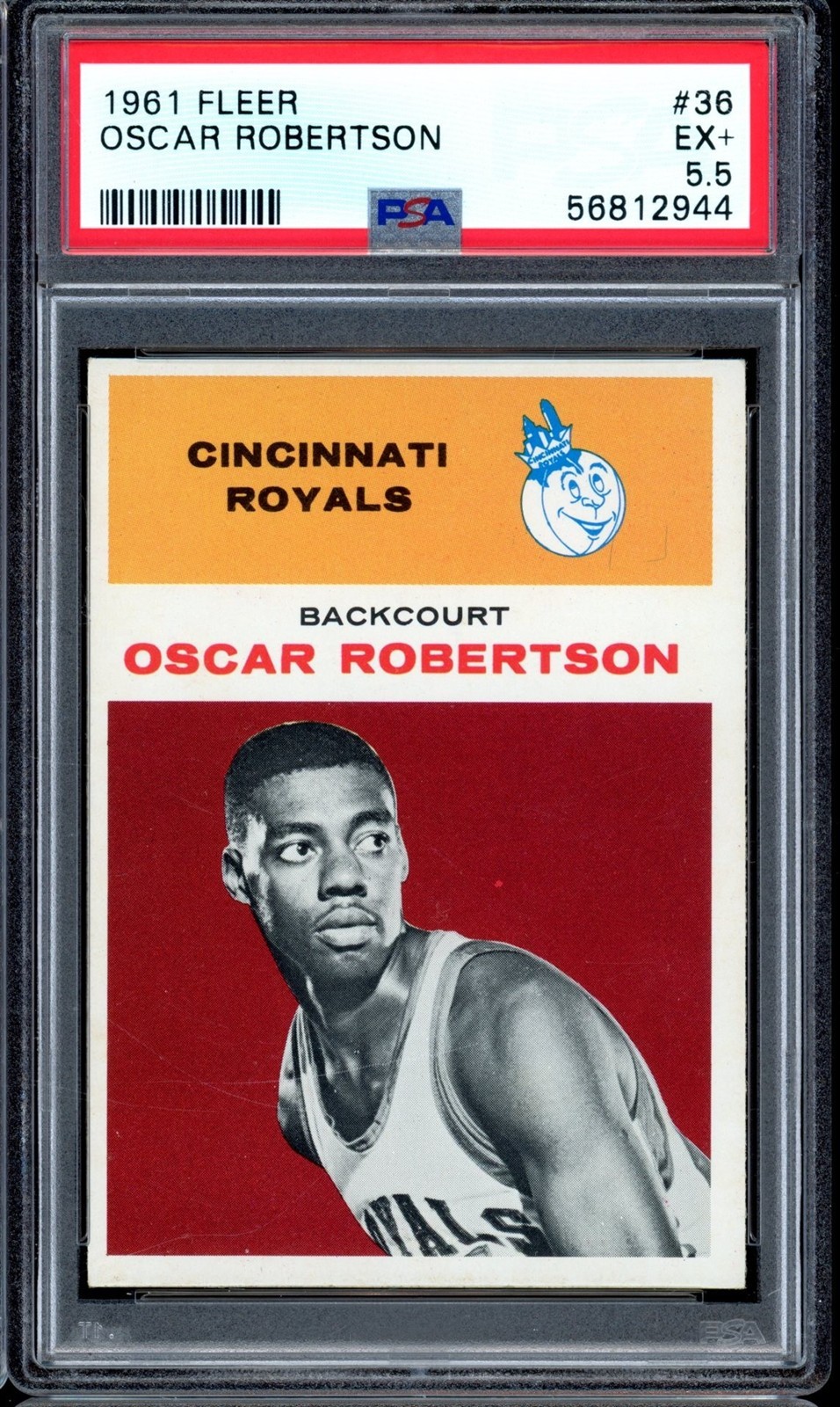 1961 Fleer Basketball #36 Oscar Robertson PSA 5.5