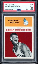 1961 Fleer Basketball #36 Oscar Robertson PSA 5.5