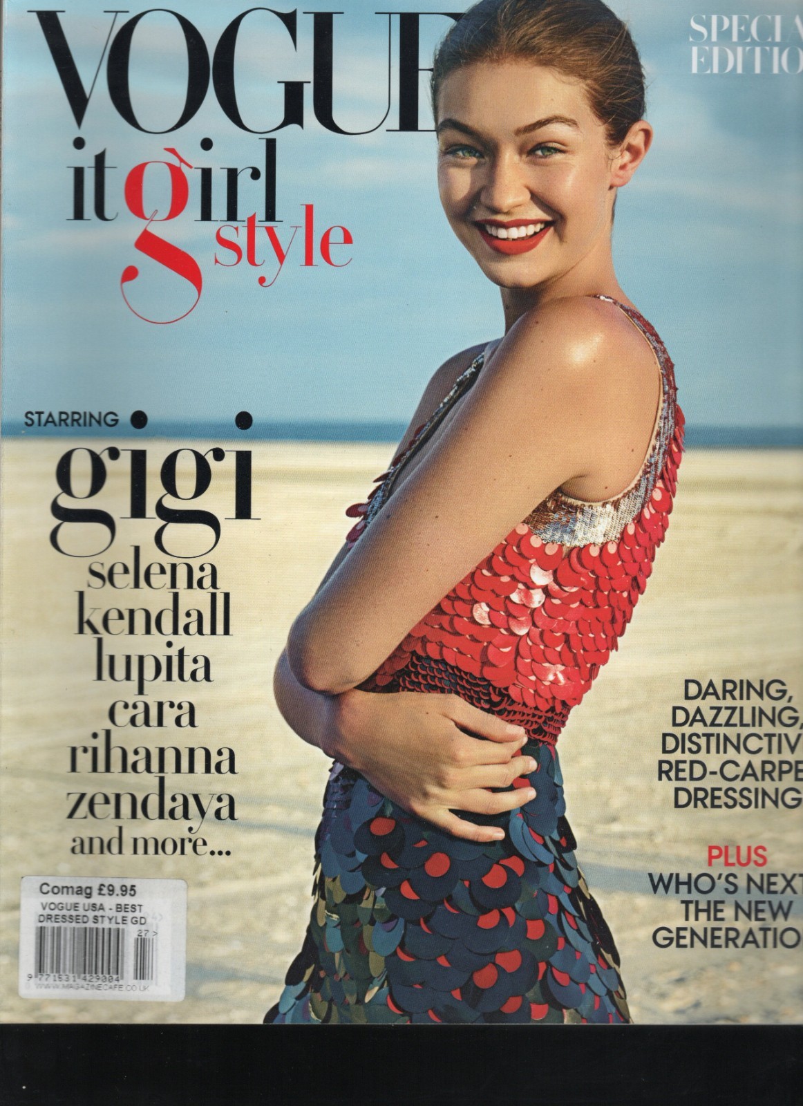 Vogue Magazine It Girl Style Special Edition Fall 2016 Gigi Hadid Cover, Zendaya