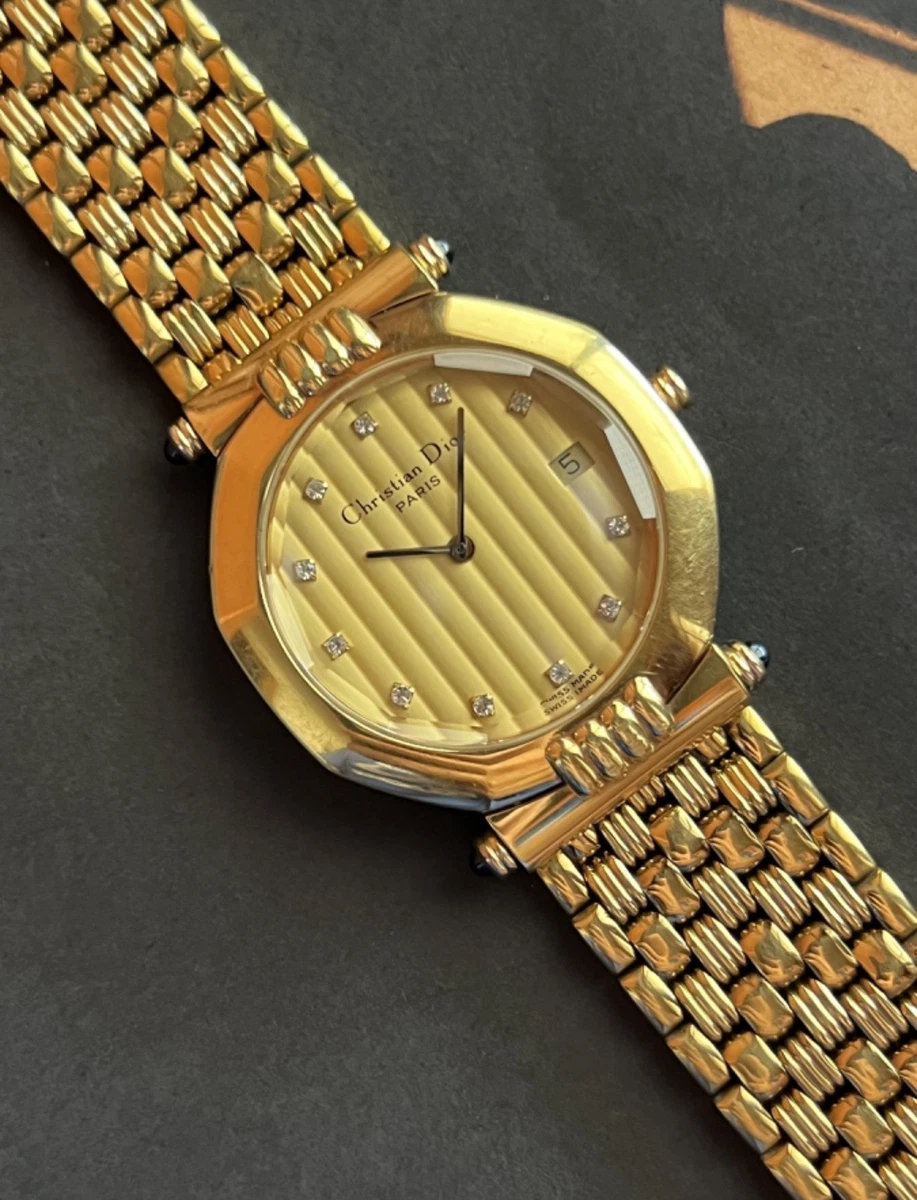 Dior Gold Plated Band Wristwatches for sale | eBay