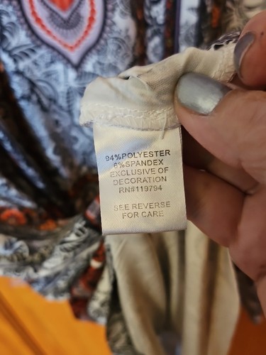Unity World Wear Women’s Sleeveless Stretch Midi Summer Dress Size XL NWOT - Imagen 6 de 6