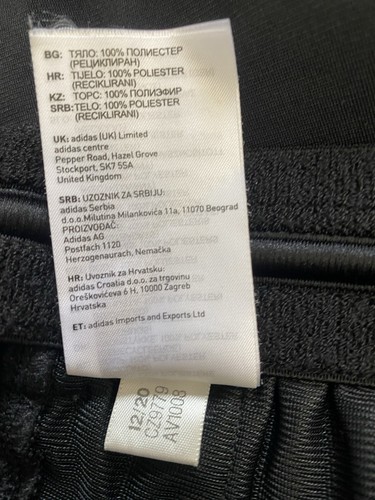adidas prime green Workout Shorts Mens Large 3 Stripe Black Front Pockets - Picture 8 of 10