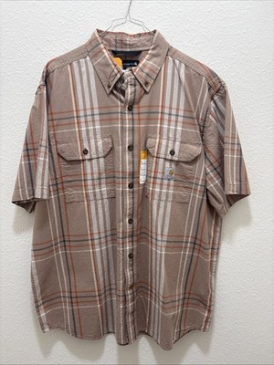 men's carhartt dress shirts Carhartt Men's Flame Resistant Twill Shirt | Gray