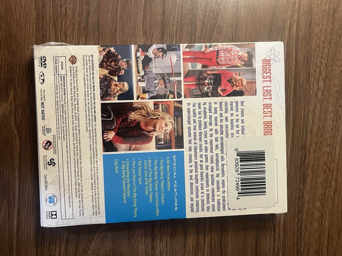 The Big Bang Theory: the Complete Twelfth and Final Season