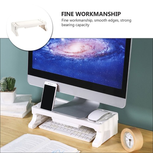 1Pc Monitor Elevated Stand Computer Elevated Shelf Home Desktop Monitor Rack - 第 3/12 張圖片