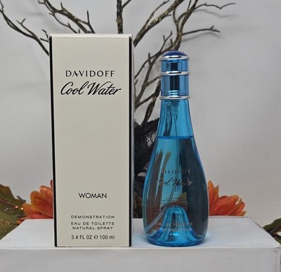 Davidoff Cool Water 3.4oz EDT Floral Aquatic Tester Perfume for Women