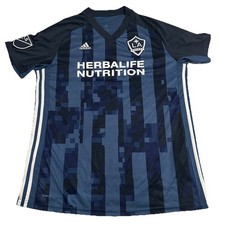 Los Angeles Galaxy Soccer 2019/20 Away Adidas Blue Jersey Youth Size  Xl