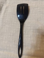 Ensar Plastic Nylon 2 Slot Brown Spatula Flipper Turner 11" Made In USA Vintage