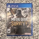 Konami Metal Gear Survive PS4 Action Shooter NTSC-U/C Multiplayer Online M 2018