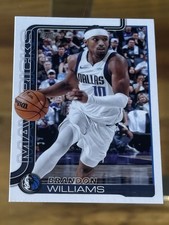 Brandon Williams #171 Dallas Mavericks 2025-26 Topps Flagship Basketball Card
