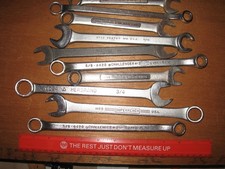 Lot Of 10 Combination Box Open End Wrenches All Usa Brands See Description
