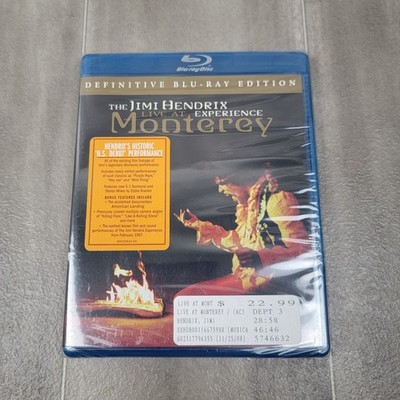 Jimi Hendrix Experience - Live at Monterey 2008 Definitive Blu-ray Edition NEW