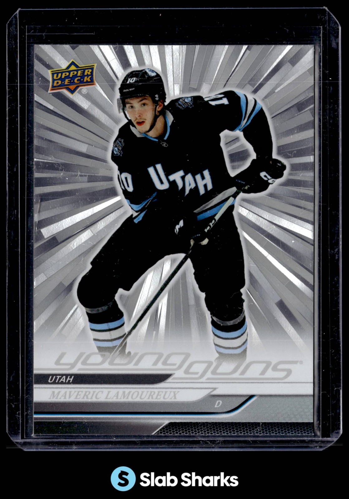 2024 UPPER DECK #487 MAVERIC LAMOUREUX OUTBURST SILVER YOUNG GUNS RC ROOKIE